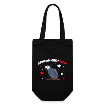 Perroquet gris africain Maman Amour Drôle Femmes - Sac à bouteille - noir - Devant