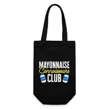 Mayonnaise - Gift Bag for Bottles - black - Front