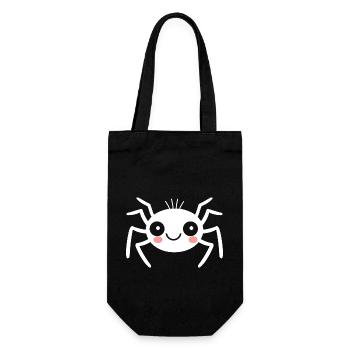 araignée - Sac à bouteille - noir - Devant