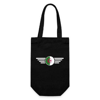 I Love Algeria, Elegance Style Design T-Shirt - Gift Bag for Bottles - black - Front