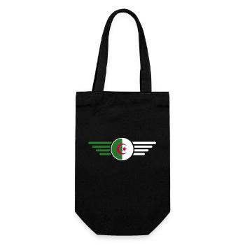 I Love Algeria, Elegance Style Design T-Shirt - Gift Bag for Bottles - black - Front