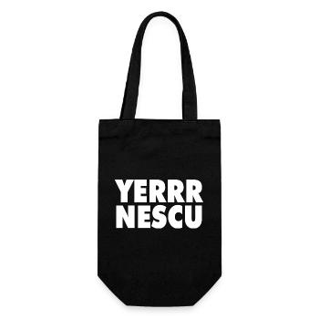 Yerrr Nescu Shirt - Gift Bag for Bottles - black - Front