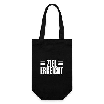Success Saying for Founder Entrepreneur Startup - Gift Bag for Bottles - black - Front