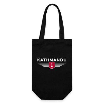 Katmandou Design – Le cœur du Népal - Sac à bouteille - noir - Devant