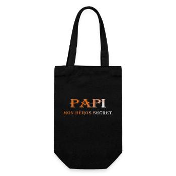 GRANDPA DAD GRANDPA HUMOR GRANDPA JOKE 1 - Gift Bag for Bottles - black - Front