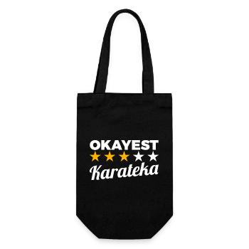 Durchschnittlicher Karateka - Geschenkbeutel für Flaschen - Schwarz - Vorne