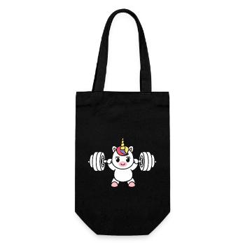 Humour musculation - Sac à bouteille - noir - Devant