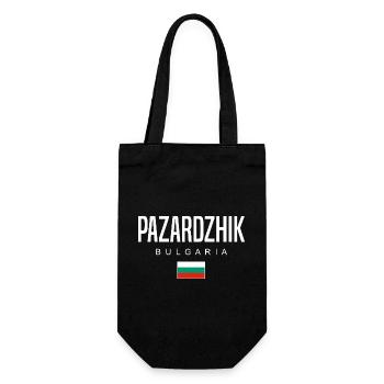 Pazardzhik Bulgarien - Geschenkbeutel für Flaschen - Schwarz - Vorne