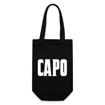 Capo - Geschenkbeutel für Flaschen - Schwarz - Vorne