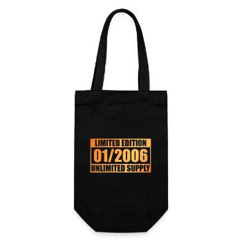 20th Anniversary Limited Edition - ꝏ Supply 01/2006 - Gift Bag for Bottles - black - Front