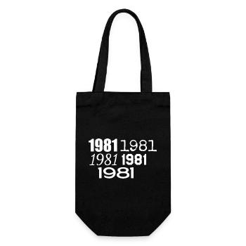 1981 - Gift Bag for Bottles - black - Front