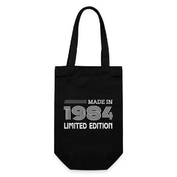 Original 1984 Vintage 1984 Retro Anniversary 1984 - Gift Bag for Bottles - black - Front