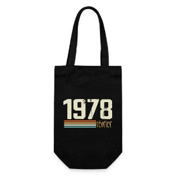 February 1978 - February 1978 Anniversary 1978 - Gift Bag for Bottles - black - Front