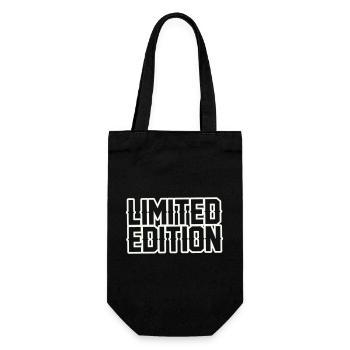 Limited Edition: Geometric Contour - Gift Bag for Bottles - black - Front