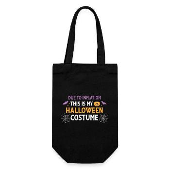 Kostüm-Halloween-Inflation - Geschenkbeutel für Flaschen - Schwarz - Vorne