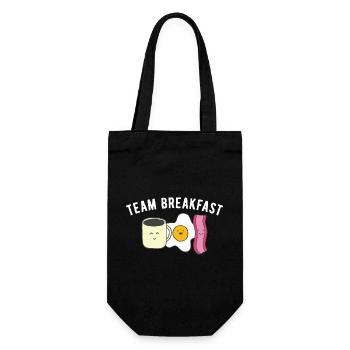 Équipe du petit-déjeuner - Sac à bouteille - noir - Devant