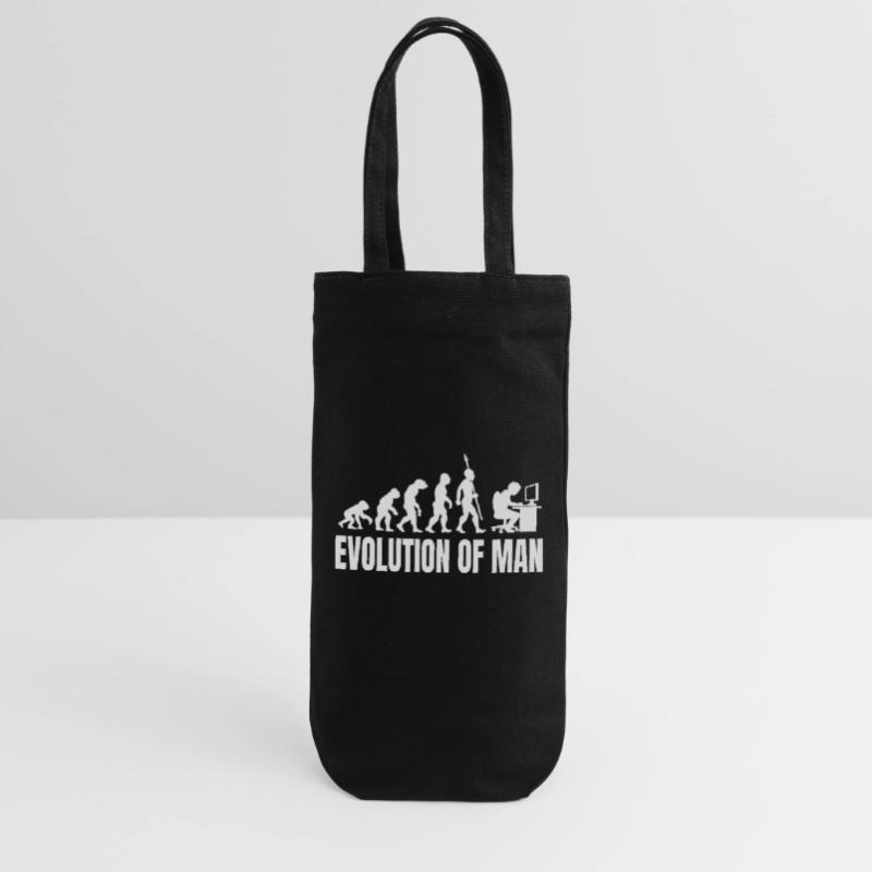 Programmeur Computer Freak Evolution Rétro Sac à bouteille