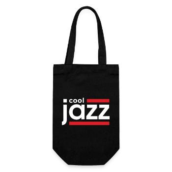 Cool Jazz Logo with Red Bars - Gift Bag for Bottles - black - Front