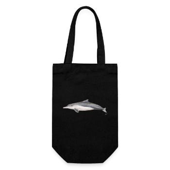 Australian dolphin - Dolphin Sousa sahulensis - Gift Bag for Bottles - black - Front