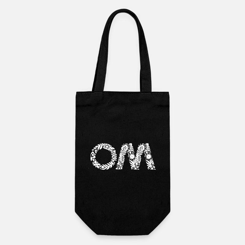Om - Gift Bag for Bottles - black