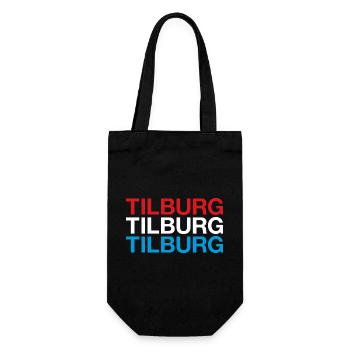 TILBURG Netherlands Netherlands Flag - Gift Bag for Bottles - black - Front