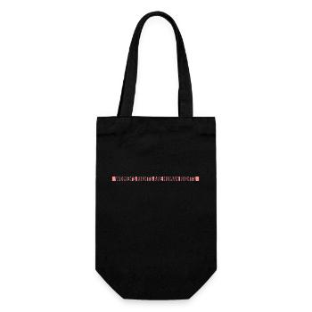 womens rights feminist quote - Gift Bag for Bottles - black - Front