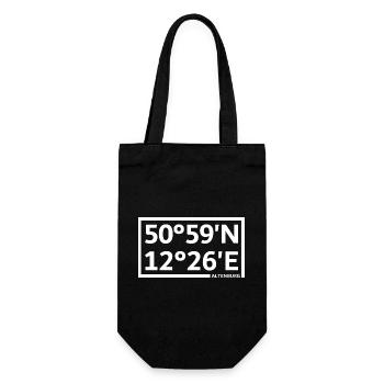 Altenburg coordinates - Gift Bag for Bottles - black - Front