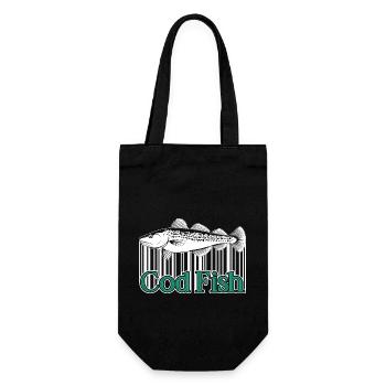 Cod Fish Cod Fish Vintage - Gift Bag for Bottles - black - Front