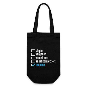 Schullehrer Lehrer - Geschenkbeutel für Flaschen - Schwarz - Vorne