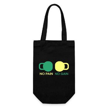 Gymnastique Gymnase « Pain-Gain » Muscle Fit - Sac à bouteille - noir - Devant