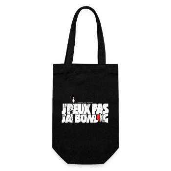 J'peux pas j'ai Bowling - Sac à bouteille - noir - Devant
