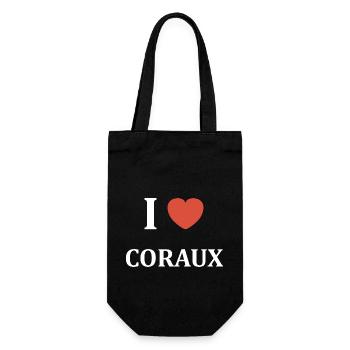 I love coraux - Sac à bouteille - noir - Devant