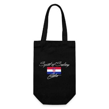 Spirit of Sailing Croatia - Geschenkbeutel für Flaschen - Schwarz - Vorne