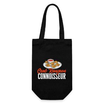 Krabben Rangoon Crab Rangoon - Gift Bag for Bottles - black - Front