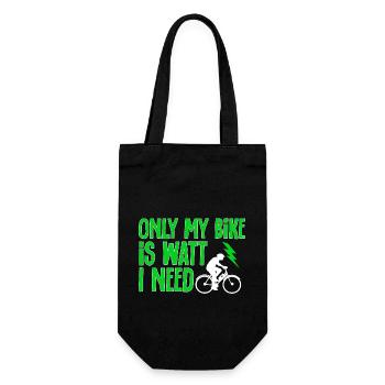 Electric Bike Cycling Biker E-Bike - Gift Bag for Bottles - black - Front