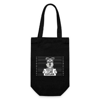Schnauzer nain Chien Schnauzer - Sac à bouteille - noir - Devant