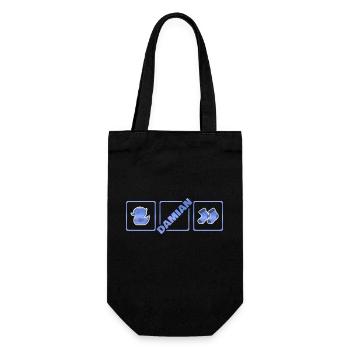 Naissance de Damian - Sac à bouteille - noir - Devant