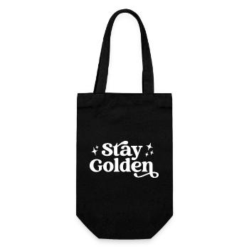 Restez doré - Sac à bouteille - noir - Devant