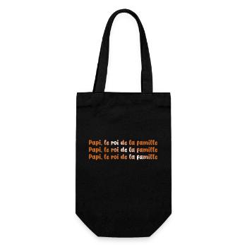 GRANDPA DAD GRANDPA HUMOR GRANDPA JOKE 9 - Gift Bag for Bottles - black - Front