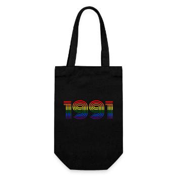 1991 - Gift Bag for Bottles - black - Front
