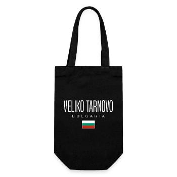 Veliko Tarnovo Bulgarien - Geschenkbeutel für Flaschen - Schwarz - Vorne