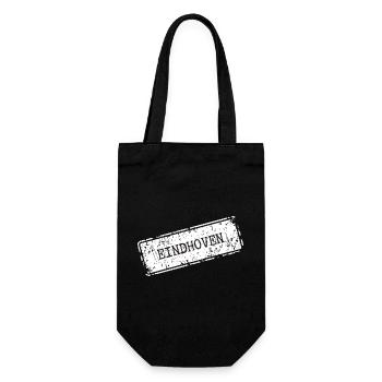 Eindhoven City Skyline Silhouette - Geschenkbeutel für Flaschen - Schwarz - Vorne
