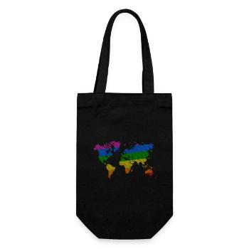 Le monde de la fierté - Sac à bouteille - noir - Devant