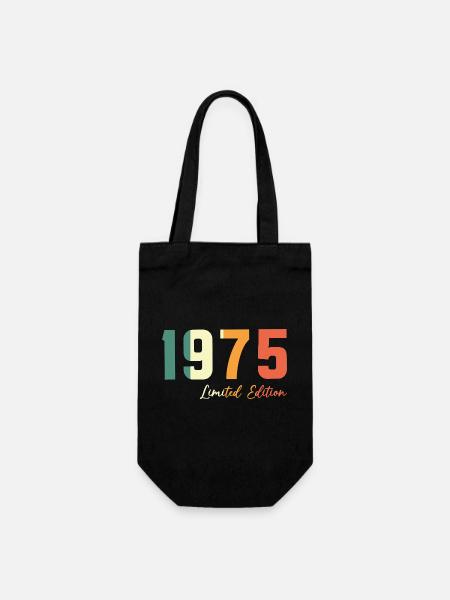 1975 Vintage Rétro Cadeau D’anniversaire - Sac à bouteille - noir