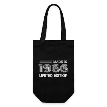 Original 1966 Vintage 1966 Retro-Jubiläum 1966 - Geschenkbeutel für Flaschen - Schwarz - Vorne