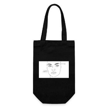strong women - Gift Bag for Bottles - black - Front