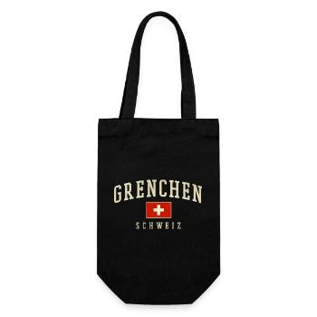 Personnages vintage de Grenchen Suisse - Sac à bouteille - noir - Devant