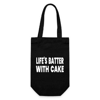 Gâteau - Sac à bouteille - noir - Devant
