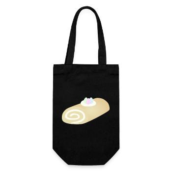 Easter Pastel Swirl Roll - Gift Bag for Bottles - black - Front