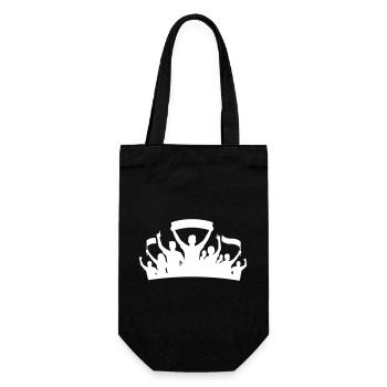Silhouette du groupe de fans - Sac à bouteille - noir - Devant
